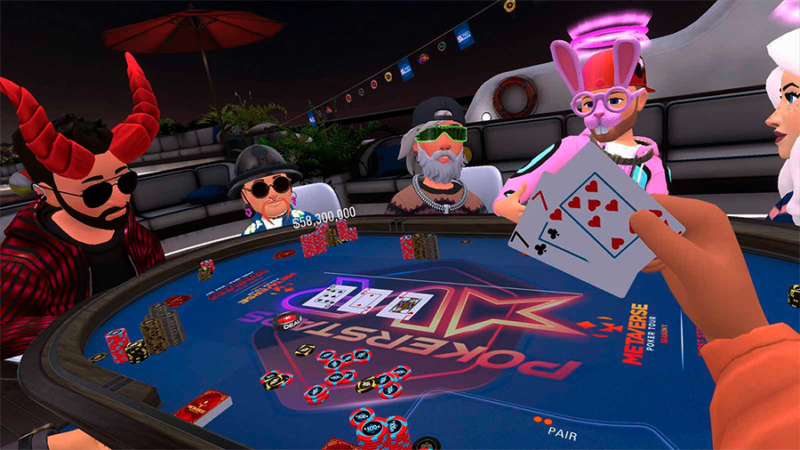 VR poker